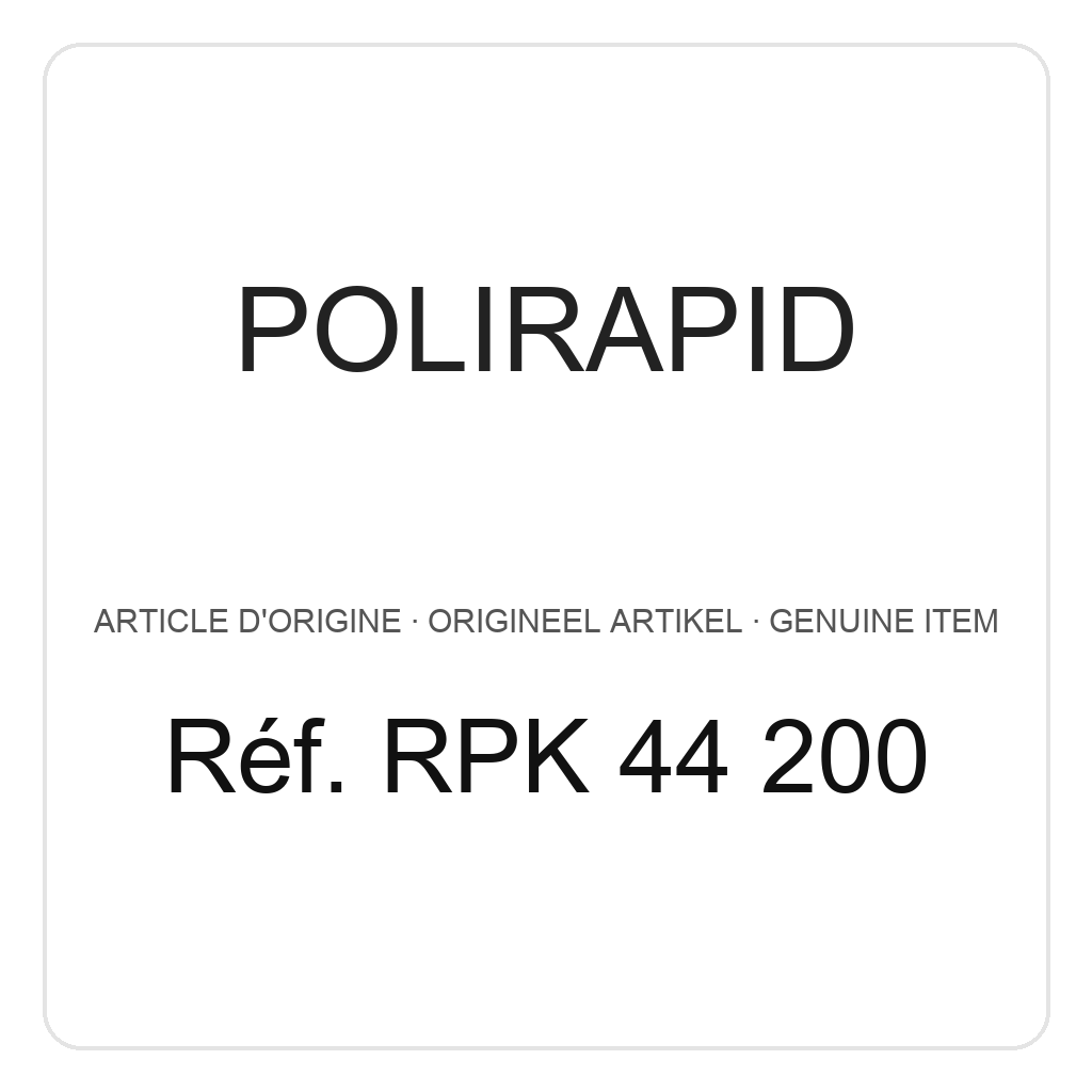 Polirapid Prima Rundbürste schwarz, spitz, Kunststoffkern, 4-reihig Ø 40/70 mm (VE=1) – Ref. RPK 44 200