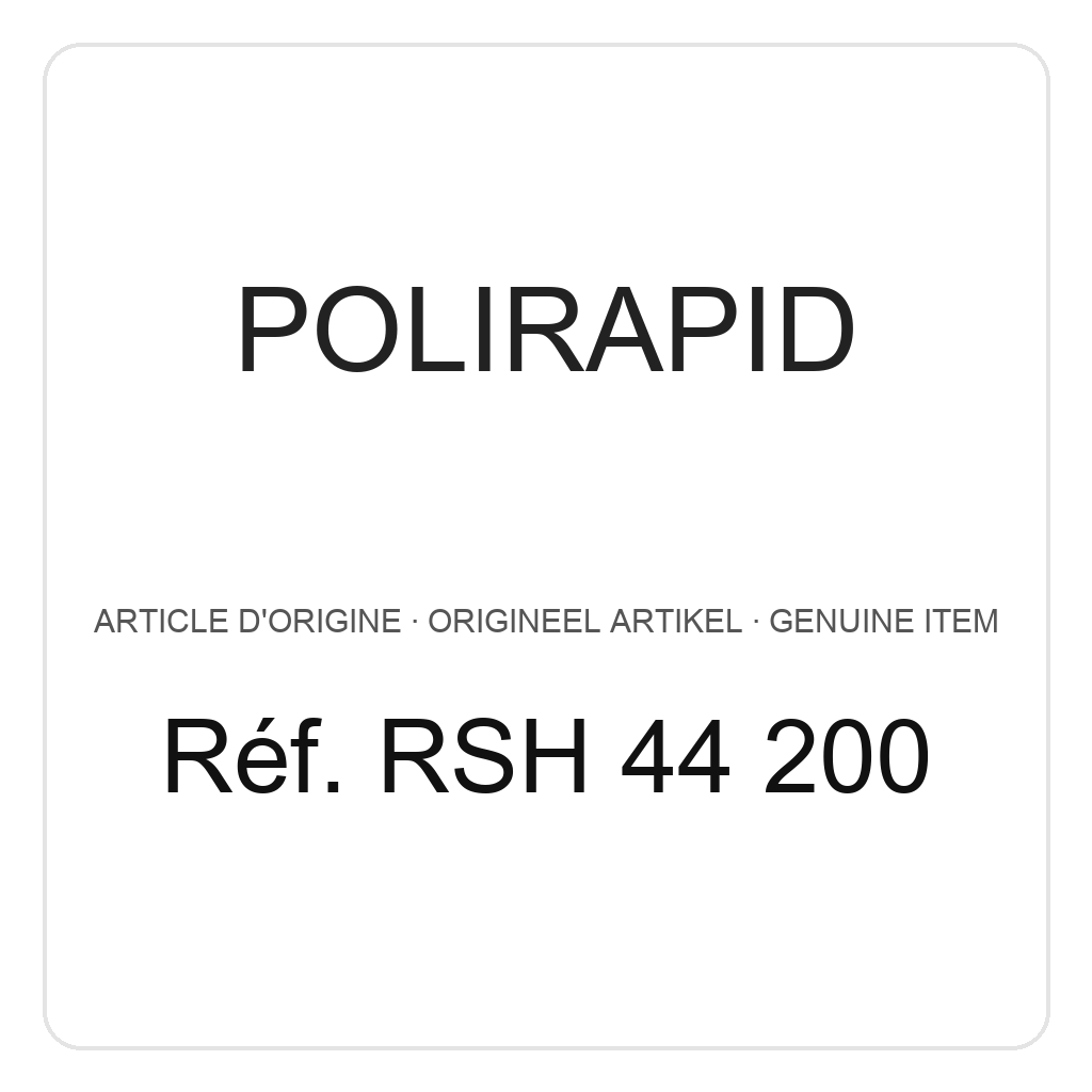 Polirapid SUPREMA-borstels, zwarte haren, convergerend, houten centrum, 4 rijen Ø 40/70 mm (PU=1) – ref. RSH 44 200