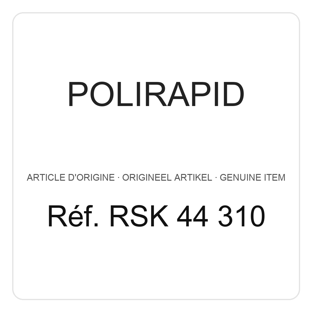 Polirapid Brosses SUPREMA, soies noires droites, centre en plastique, 4 rangées Ø 40/80 mm (PU=1) – réf. RSK 44 310