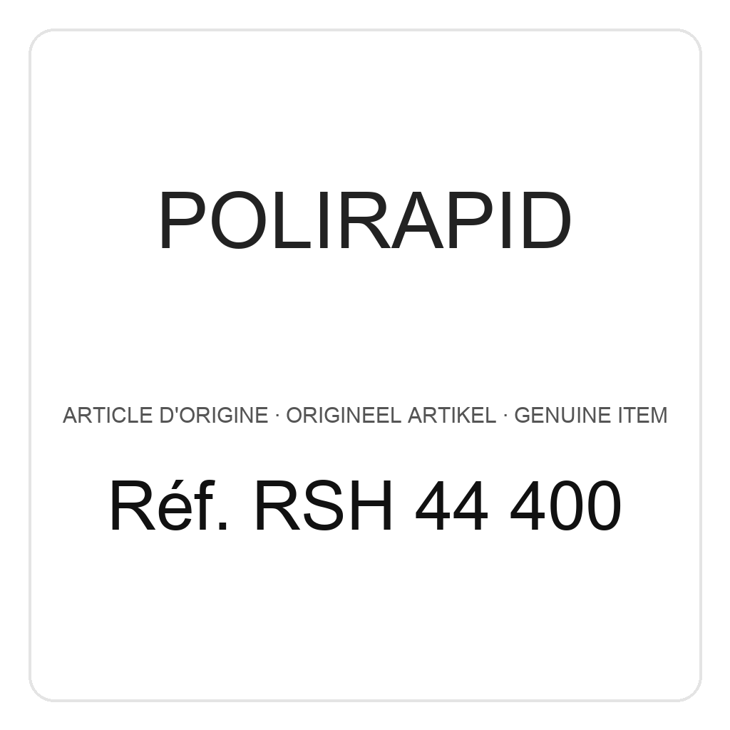 Polirapid Brosses SUPREMA, soies noires, convergentes, centre en bois, 4 rangées Ø 40/85 mm (PU=1) – réf. RSH 44 400