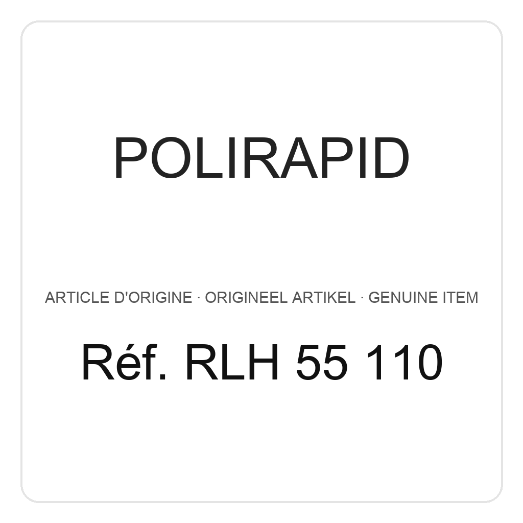 Polirapid LABOR-Bürsten, schwarze Borsten, gerade, Holzkern, 5 Reihen Ø 45/90 mm (PU=6) – Ref. RLH 55 110