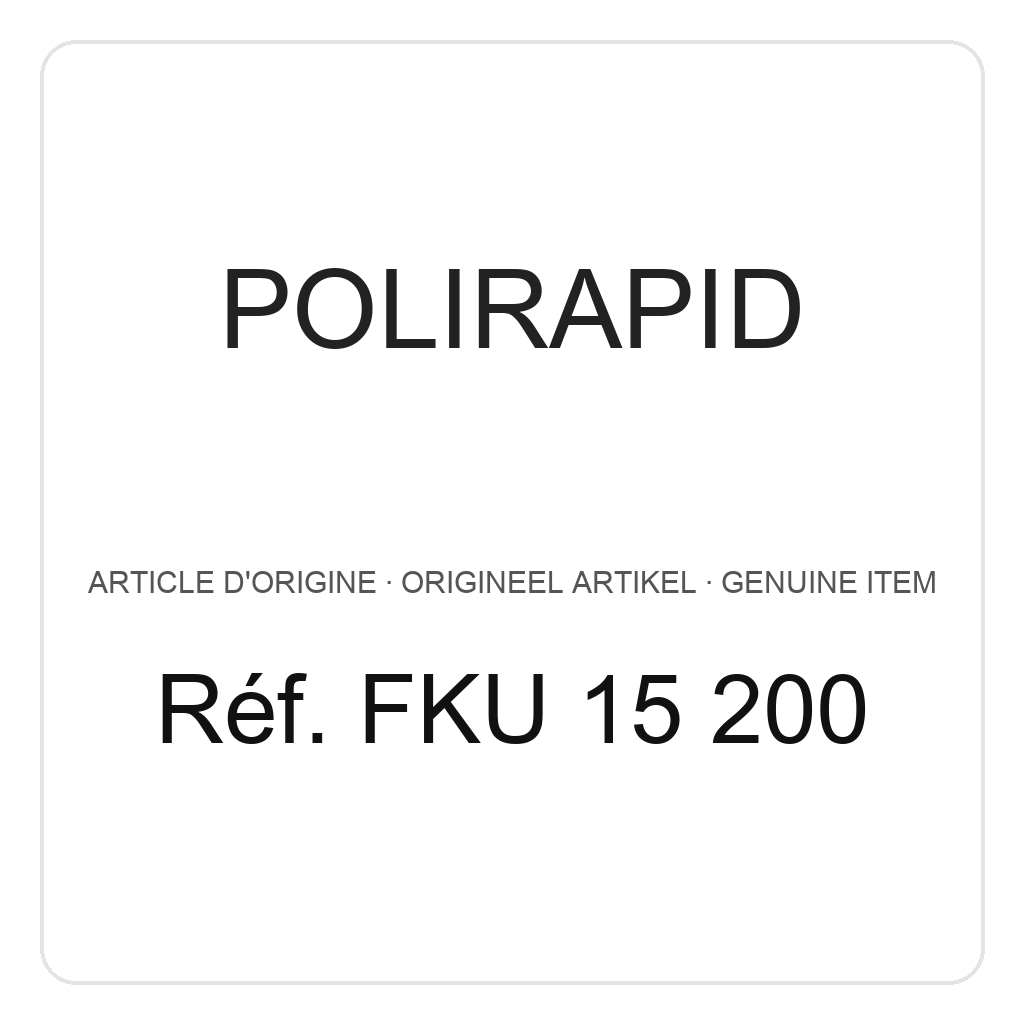 Polirapid Felt cones, unmounted, Ø 15 mm, length 30 mm (PU=12) – ref. FKU 15 200
