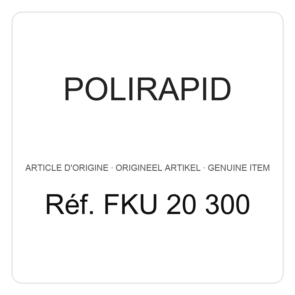 Polirapid Felt cones, unmounted, Ø 20 mm, length 50 mm (PU=12) – ref. FKU 20 300