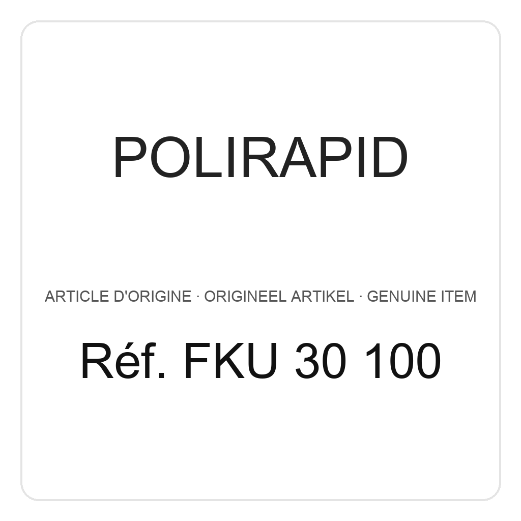 Polirapid Cônes en feutre, non monté, Ø 30 mm, longueur 60 mm (PU=6) – réf. FKU 30 100