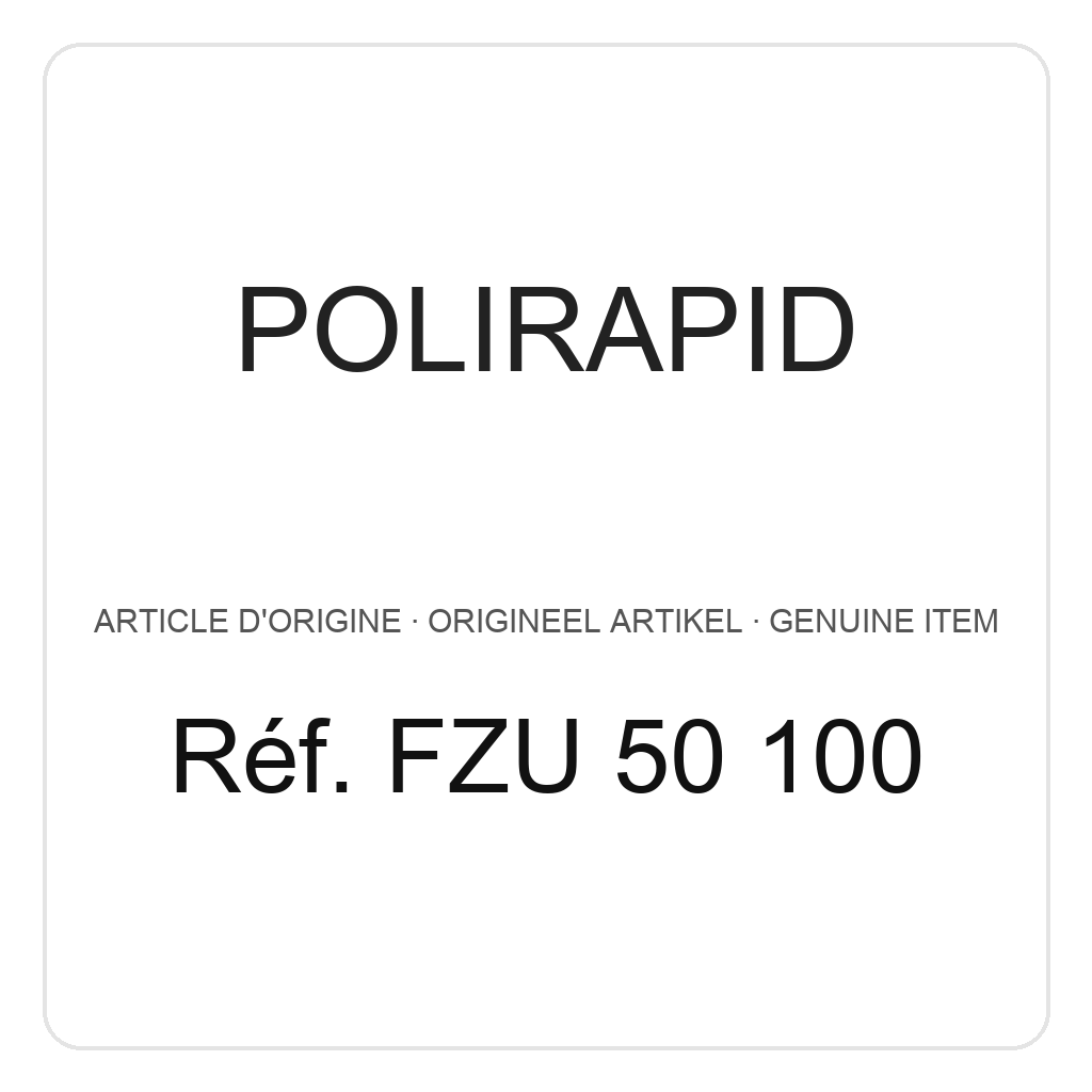Polirapid Felt wheels, square edge, unmounted, Ø 50 mm, height 10 mm (PU=6) – ref. FZU 50 100