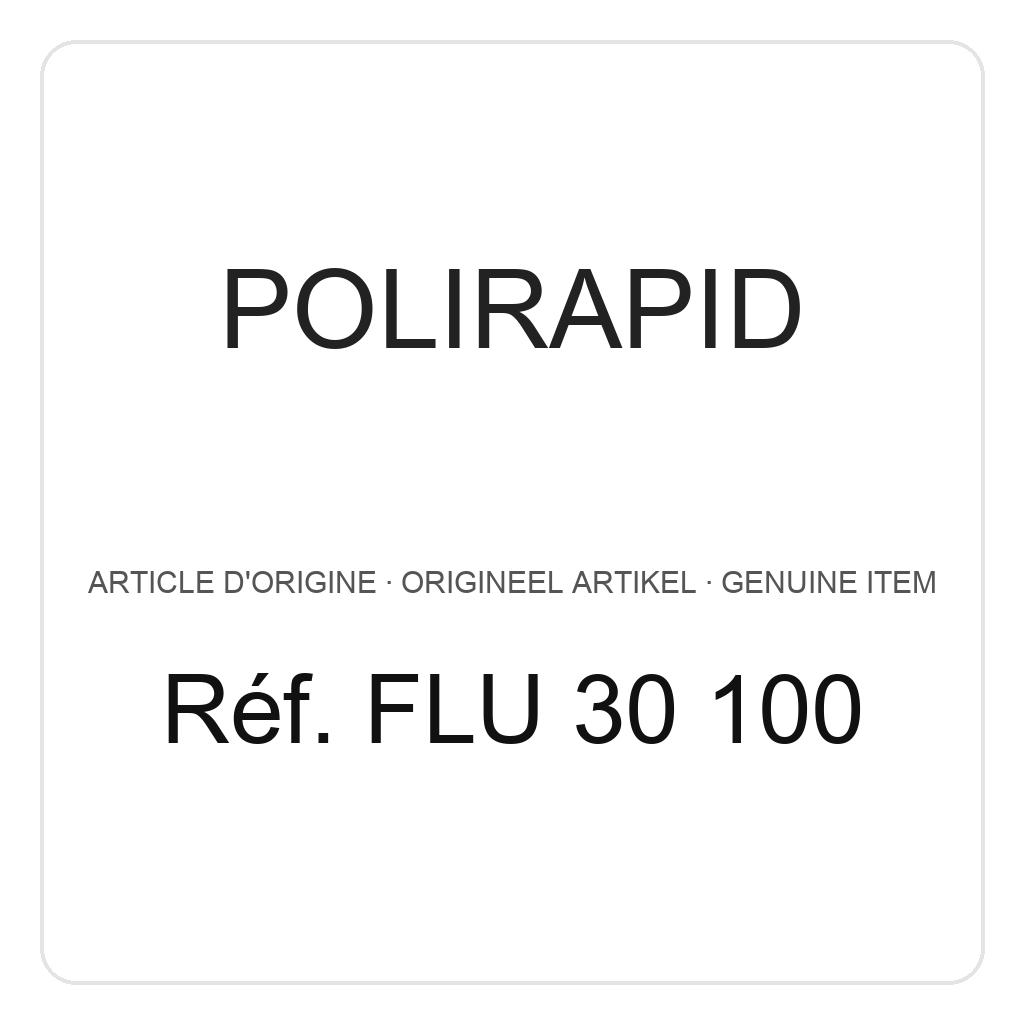 Polirapid Feutres, disques à bord tranchant, non monté, Ø 30 mm, hauteur 10 mm (PU=6) – réf. FLU 30 100
