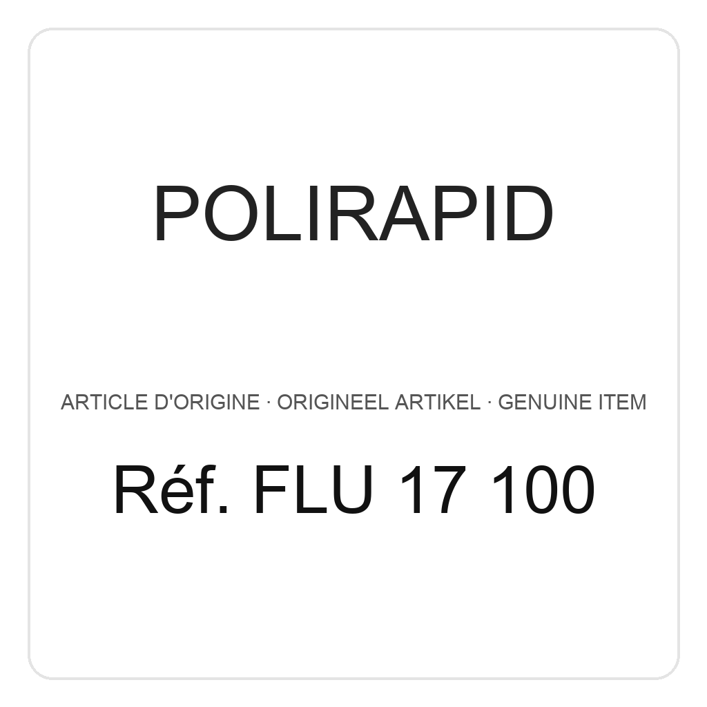 Polirapid Feutres, disques à bord tranchant, non monté, Ø 17 mm, hauteur 5 mm (PU=12) – réf. FLU 17 100