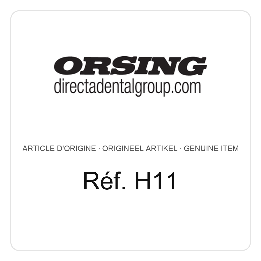 Orsing Adaptateur 6,5-11mm en PP autoclavable, pour Hygoformic – réf. H11