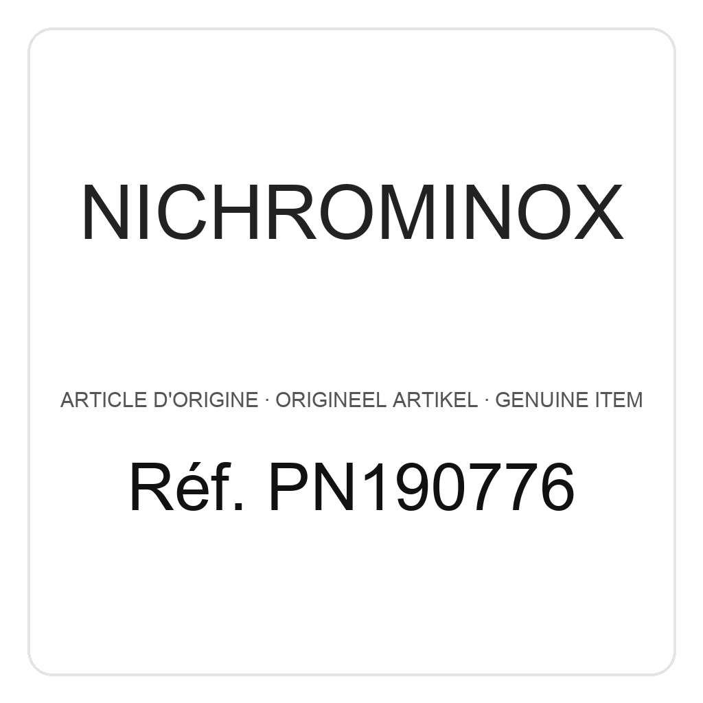 Nichrominox Contrastor Aluminium - Supérieur - Jeu de 2 (1 large + 1 étroit) – réf. PN190776