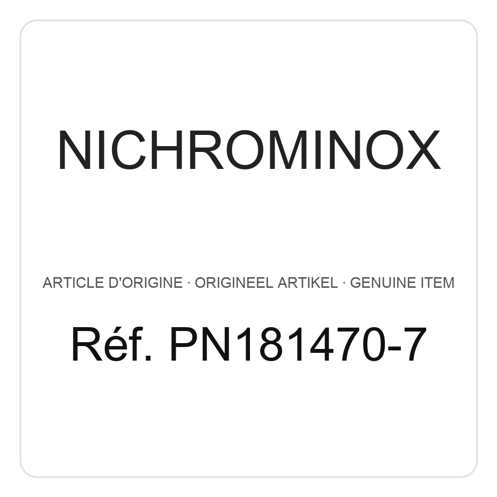 Nichrominox Plateau Aluminium - 20 x 10 – réf. PN181470-7