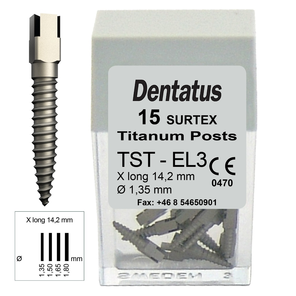 Dentatus Diameter 1.35 mm – ref. TST-EL3