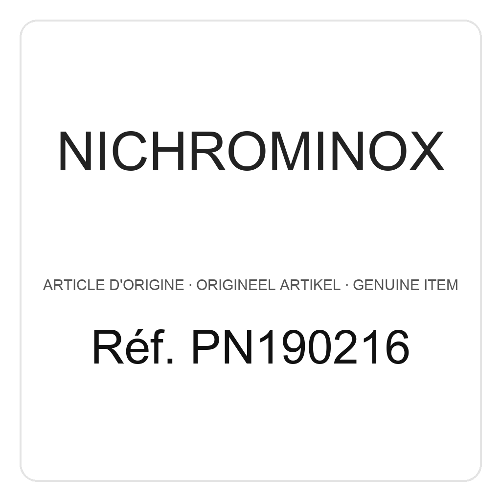 Nichrominox Cassette voor Plug'in Plaat met 40 Gaten – ref. PN190216
