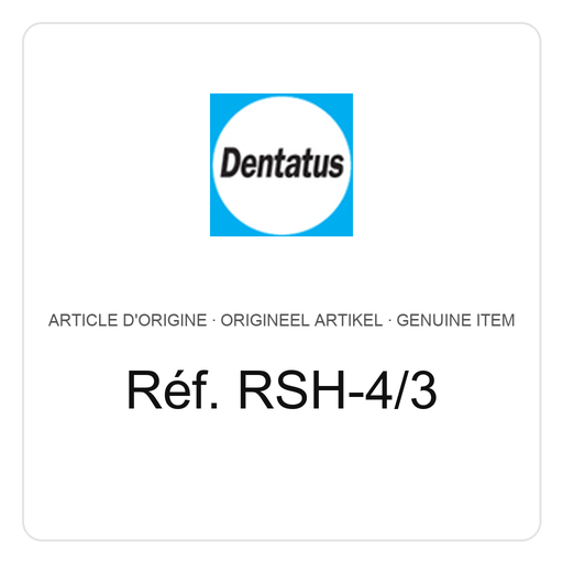 [RSH-4/3] Dentatus (#4) 3 Small, Diameter 1.50 mm – ref. RSH-4/3