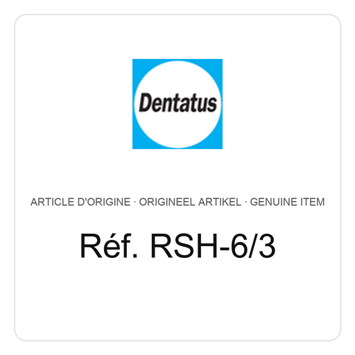 [RSH-6/3] Dentatus (#6) 3 Large, Diameter 1.80 mm – ref. RSH-6/3
