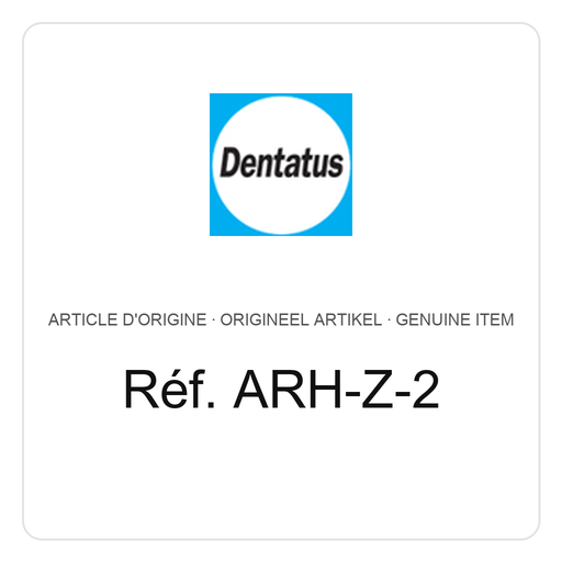 [ARH-Z-2] Dentatus 2 plaques de montage en zinc – réf. ARH-Z-2