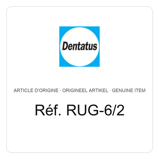 [RUG-6/2] Dentatus (#6) 2 Large, Diameter 1.80 mm – ref. RUG-6/2