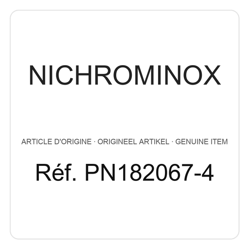 [PN182067-4] Nichrominox Cassette Inox Classique 27 x 17 - 10 instruments + espace libre – réf. PN182067-4