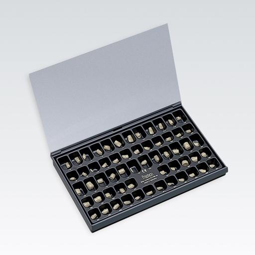 [ST-FBE 58] Frasaco compact assortment 58 coloured strip crowns – ref. ST-FBE 58