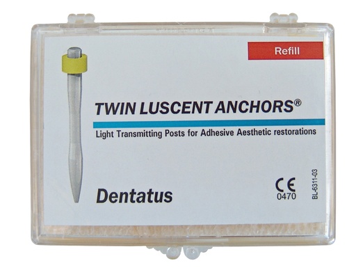 [LUT-S15] Dentatus 15 Twin Luscent Anchors Small (yellow depth markers) – ref. LUT-S15