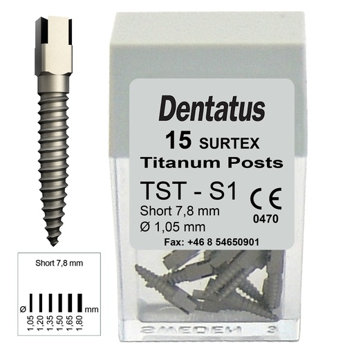 [TST-S1] Dentatus Diameter 1.05 mm – ref. TST-S1